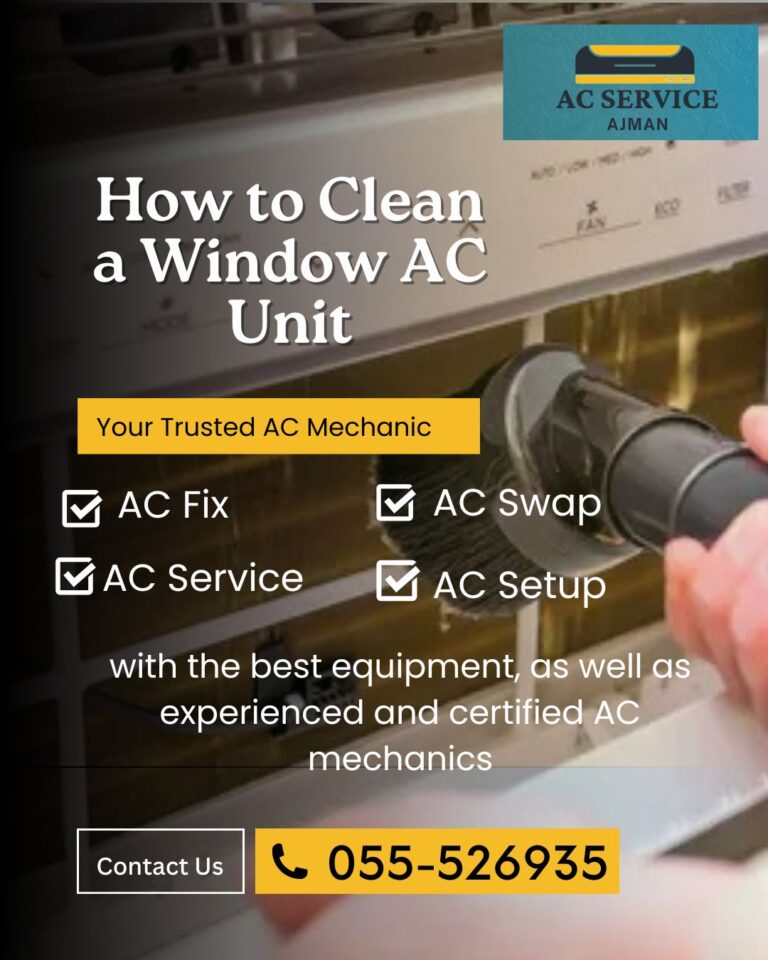 How to Clean a Window AC Unit