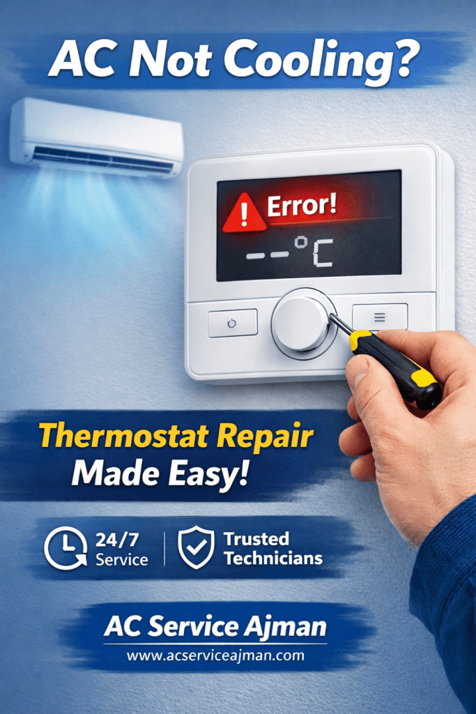 AC thermostat repair in Ajman