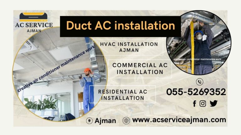 duct AC installation