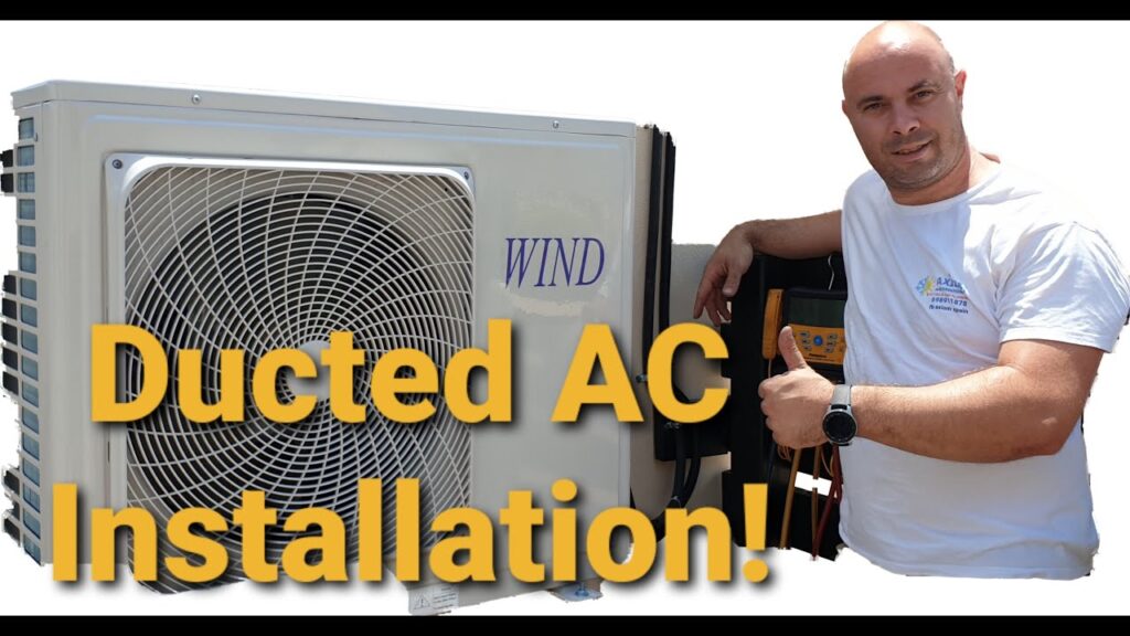 duct AC installation