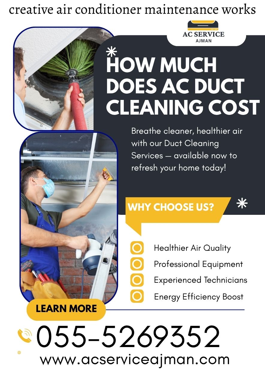 How Much Does AC Duct Cleaning Cost Ajman