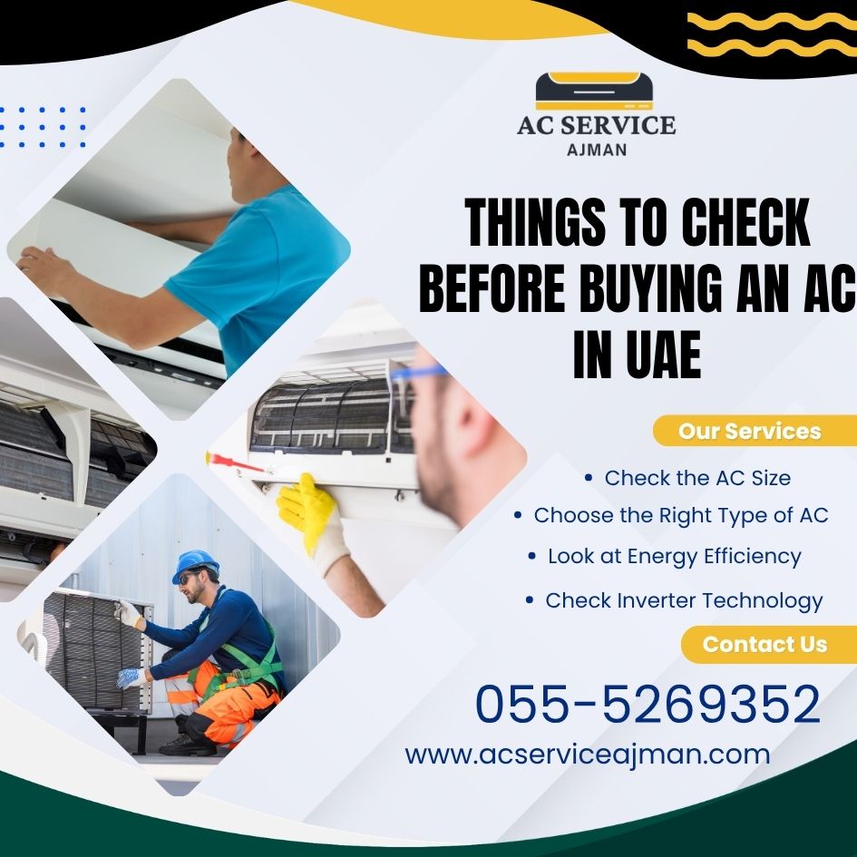 things to check before buying an AC in UAE