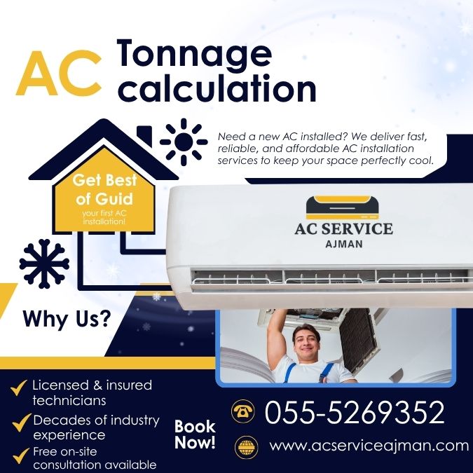 AC tonnage calculation in Ajman