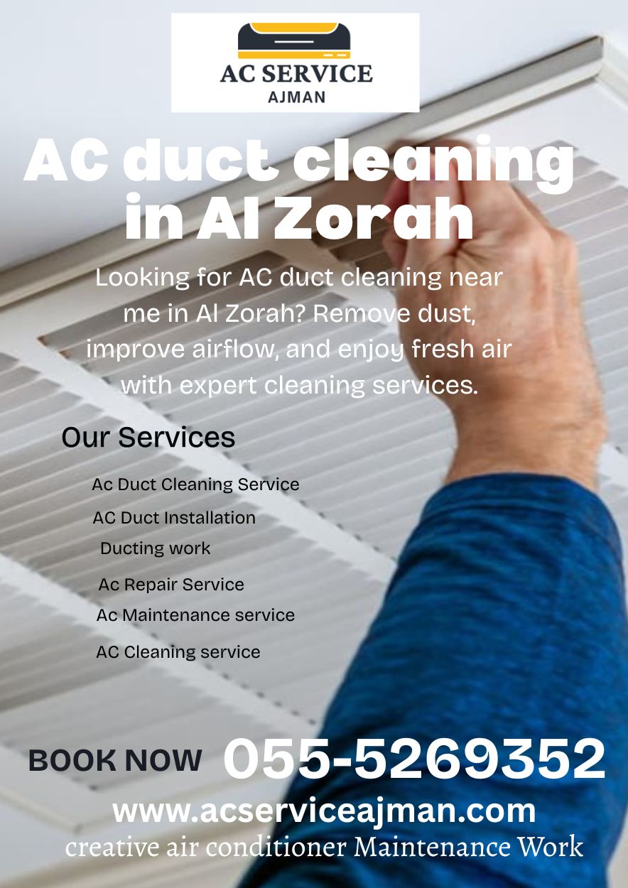 AC duct cleaning in Al Zorah