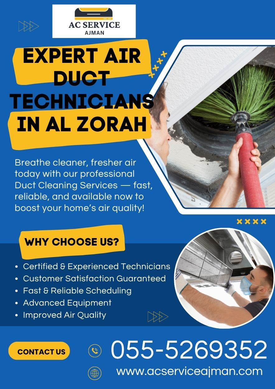 Expert Air Duct Technicians in Al Zorah