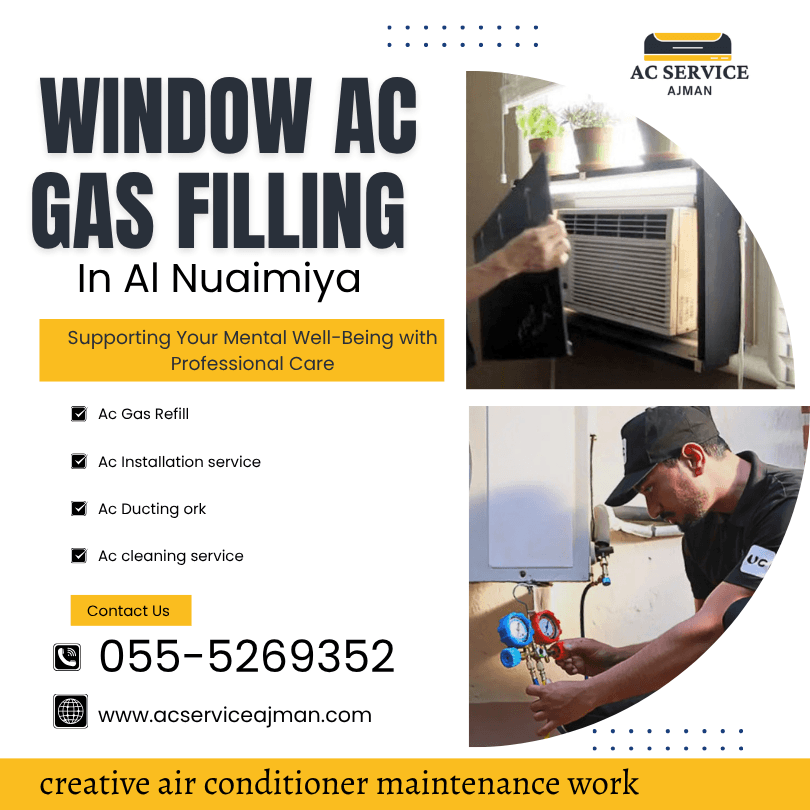 window AC gas filling in Al Nuaimiya