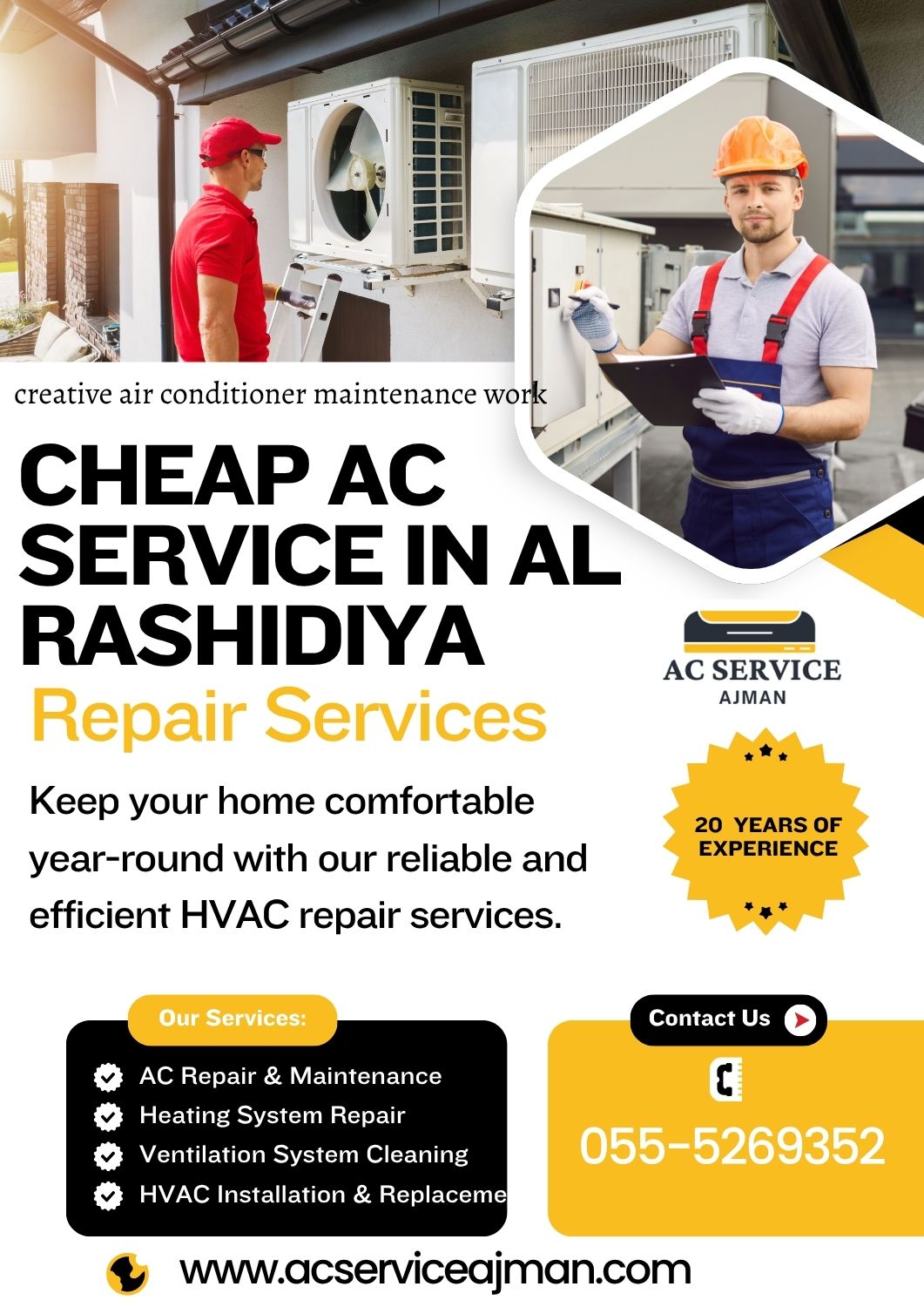 cheap AC service in Al Rashidiya